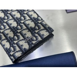 1:1 Replica Dior Long Vertical Wallet Beige/Black Oblique Jacquard Long Dior Wallet Knockoff