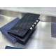 1:1 Replica Dior Oblique Jacquard Long Bifold Wallet Black Knockoff