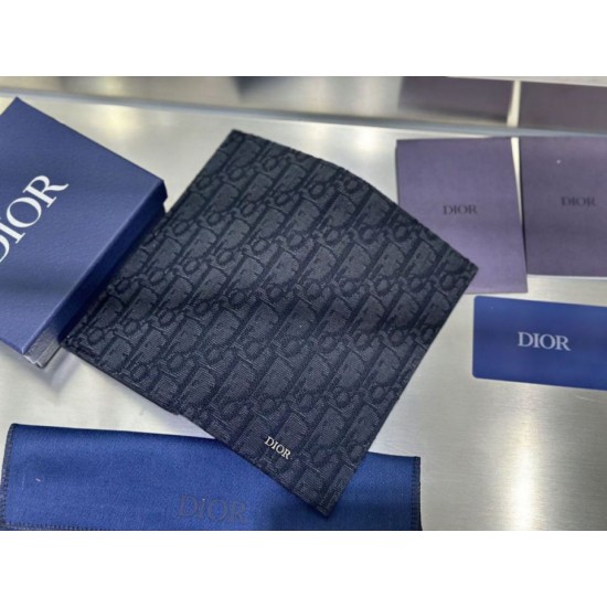 1:1 Replica Dior Oblique Jacquard Long Bifold Wallet Black Knockoff
