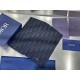 1:1 Replica Dior Oblique Jacquard Long Bifold Wallet Black Knockoff