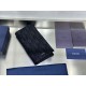 1:1 Replica Dior Oblique Jacquard Long Bifold Wallet Black Knockoff