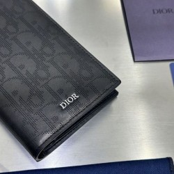 AAA Replica Dior Oblique Galaxy Long Bifold Wallet Black 1:1 Replica Dior Oblique Galaxy Long Bifold Wallet Black Knockoff