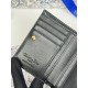 1:1 Replica Lady Dior Card Holder with Flap and Iconic Cannage Stitching Black Knockoff