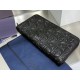 1:1 Replica Dior Gravity long zip-around wallet black Knockoff