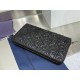 1:1 Replica Dior Gravity long zip-around wallet black Knockoff