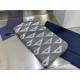 1:1 Replica Dior diamond-studded canvas zip-around wallet gray Knockoff