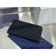 1:1 Replica Dior oblique jacquard zip-around wallet black Knockoff