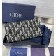 1:1 Replica Dior oblique jacquard zip-around wallet beige/black Knockoff