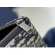 1:1 Replica Dior oblique jacquard zip-around wallet beige/black Knockoff