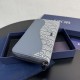 1:1 Replica Dior Saddle Oblique jacquard zip-around wallet gray Knockoff