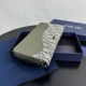 1:1 Replica Dior Saddle Oblique jacquard zip-around wallet black Knockoff