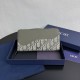 1:1 Replica Dior Saddle Oblique jacquard zip-around wallet black Knockoff
