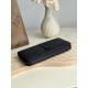 1:1 Replica YSL Saint Laurent Monogram Continental Zip Around Wallet Black Knockoff