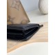 1:1 Replica YSL Saint Laurent Monogram Continental Zip Around Wallet Black Knockoff