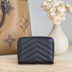 AAA Replica YSL Saint Laurent Cassandre Matelassé Compact Wallet Black 1:1 Replica YSL Saint Laurent Cassandre Matelassé Compact Wallet Black Knockoff