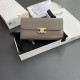1:1 Replica Celine Large Triomphe Wallet Pebbles Knockoff