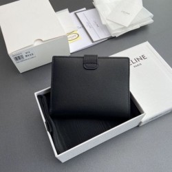 1:1 Replica Celine Medium Crossbody Wallet Nino Black Knockoff