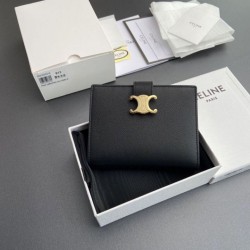 1:1 Replica Celine Medium Crossbody Wallet Nino Black Knockoff