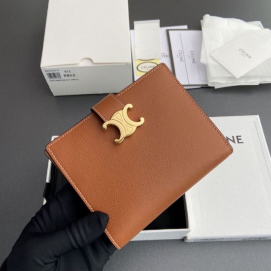 1:1 Replica Celine Wallet with Medium Nino Strap Brown Knockoff