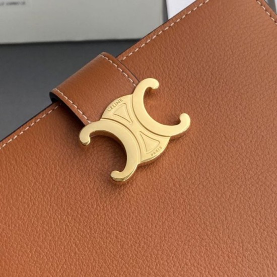 1:1 Replica Celine Wallet with Medium Nino Strap Brown Knockoff