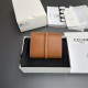 1:1 Replica CELINE 16 Small Tri-Fold Wallet Satin Calfskin Brown Knockoff