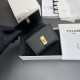 1:1 Replica CELINE 16 Small Tri-Fold Wallet Satin Calfskin Black Knockoff