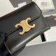 1:1 Replica Celine Compact Wallet with Triomphe Coin Purse Black Knockoff