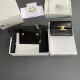 1:1 Replica Celine Compact Wallet with Triomphe Coin Purse Black Knockoff