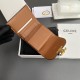 1:1 Replica Celine Small Flap Wallet Triomphe Calfskin Brown Knockoff