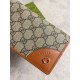 1:1 Replica Gucci Continental Wallet with GG Emblem 821802 Brown Knockoff