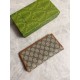 1:1 Replica Gucci Continental Wallet with GG Emblem 821802 Brown Knockoff