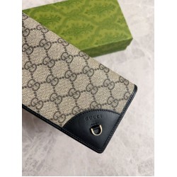 1:1 Replica Gucci Continental Wallet with GG Emblem 821802 Black Knockoff