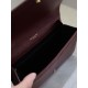 1:1 Replica YSL Saint Laurent Grain De Poudre Matelassé Chevron Envelope Clutch Burgundy Knockoff