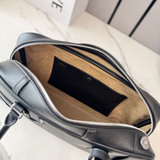 AAA Replica Loewe Amazona 31 Grained Nubuck Shoulder Bag Black 1:1 Replica Loewe Amazona 31 Grained Nubuck Shoulder Bag Black Knockoff