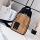 AAA Replica Loewe Flex Canvas and Suede Shoulder Bags Brown/Black 1:1 Replica Loewe Flex Canvas and Suede Shoulder Bags Brown/Black Knockoff
