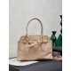AAA Replica Miu Miu Adventure Leather Tote Bags White 5BA292 Cream 1:1 Replica Miu Miu Adventure Leather Tote Bags White 5BA292 Cream Knockoff