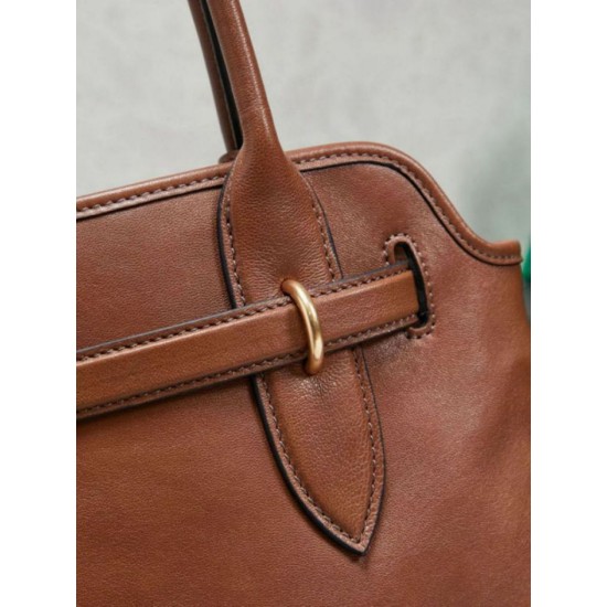 AAA Replica Miu Miu Adventure Leather Tote Bags Brown 5BA292 1:1 Replica Miu Miu Adventure Leather Tote Bags Brown 5BA292 Knockoff