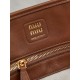 AAA Replica Miu Miu Adventure Leather Tote Bags Brown 5BA292 1:1 Replica Miu Miu Adventure Leather Tote Bags Brown 5BA292 Knockoff