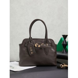 1:1 Replica Miu Miu Adventure Leather Tote Bag 5BA292 Coffee Knockoff