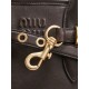 AAA Replica Miu Miu Adventure Leather Tote Bag 5BA292 Coffee 1:1 Replica Miu Miu Adventure Leather Tote Bag 5BA292 Coffee Knockoff