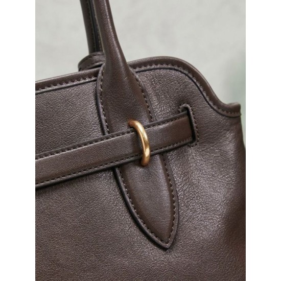 AAA Replica Miu Miu Adventure Leather Tote Bag 5BA292 Coffee 1:1 Replica Miu Miu Adventure Leather Tote Bag 5BA292 Coffee Knockoff