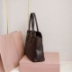 AAA Replica Miu Miu Adventure Nappa Tote Bag Brown 1:1 Replica Miu Miu Adventure Nappa Tote Bag Brown Knockoff