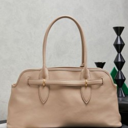 1:1 Replica Miu Miu Adventure Nappa Tote Bag 5BG310 Cream Knockoff