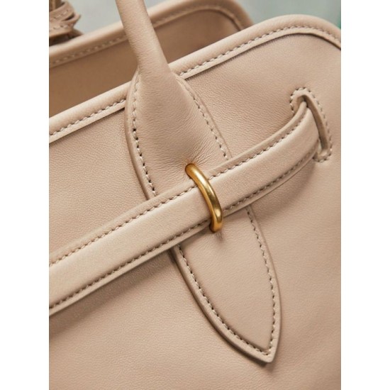 AAA Replica Miu Miu Adventure Nappa Tote Bag 5BG310 Cream 1:1 Replica Miu Miu Adventure Nappa Tote Bag 5BG310 Cream Knockoff