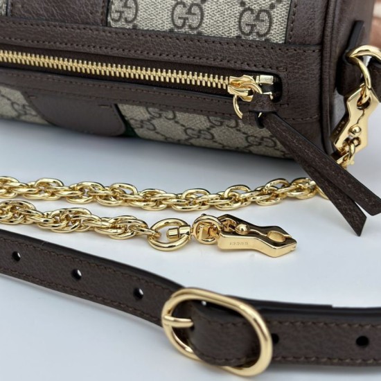 1:1 Replica Gucci Ophidia Small Crossbody Bag 795194 Coffee Knockoff