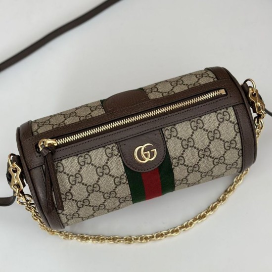 1:1 Replica Gucci Ophidia Small Crossbody Bag 795194 Coffee Knockoff