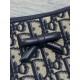 AAA Replica Dior Small/Large Dior Oblique Blue Jacquard Shopping Bag 1:1 Replica Dior Small/Large Dior Oblique Blue Jacquard Shopping Bag Knockoff