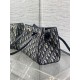 AAA Replica Dior Small/Large Dior Oblique Blue Jacquard Shopping Bag 1:1 Replica Dior Small/Large Dior Oblique Blue Jacquard Shopping Bag Knockoff