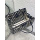 AAA Replica Dior Small/Large Dior Oblique Blue Jacquard Shopping Bag 1:1 Replica Dior Small/Large Dior Oblique Blue Jacquard Shopping Bag Knockoff