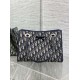 AAA Replica Dior Small/Large Dior Oblique Blue Jacquard Shopping Bag 1:1 Replica Dior Small/Large Dior Oblique Blue Jacquard Shopping Bag Knockoff